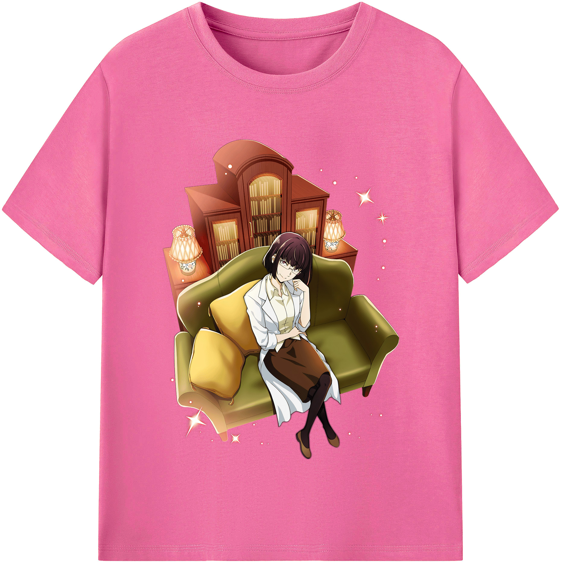 （画像用） 文豪ストレイドッグス Bungo Stray Dogs レディースカジュアルプリントTシャツ（綿100％）